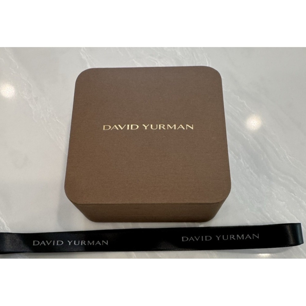 Authentic David Yurman Jewelry Presentation Box 4.5 x 4.5 x 2.25 - Picture 8 of 12